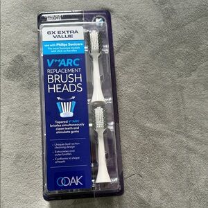 OAK V*ARC Replacement Brush Heads - White Philips Sonicare